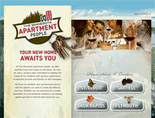 Tablet Screenshot of mnapartmentpeople.com